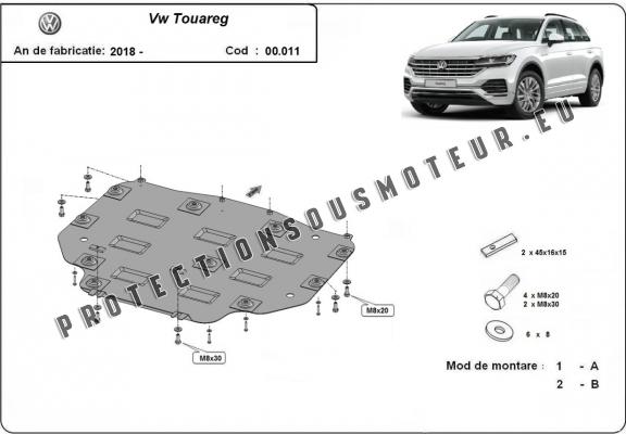 Cache de protection de la boîte de vitesse VW Touareg
