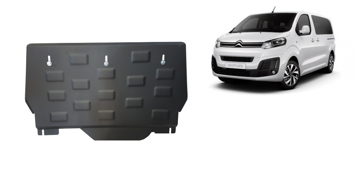 Protection Sous-moteur Citroën Jumpy 2007-2016 – Plaque De Protection Renforcée, Facile à Installer, Protège Moteur Et Transmission !