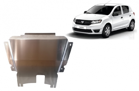 Cache sous moteur et de la boîte de vitesse DACIA  SANDERO 2 - Aluminum