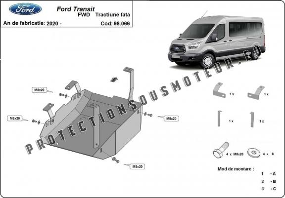 Cache de protection réservoir AdBlue Ford Transit