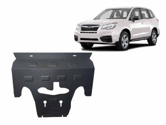 Cache sous moteur et de la radiateur Subaru Forester 4