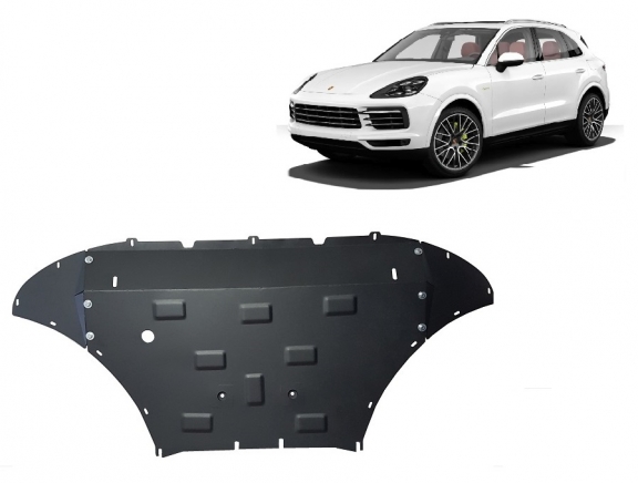 Cache sous moteur et de la radiateur Porsche Cayenne
