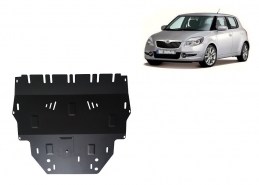 Cache sous moteur et de la boîte de vitesse Skoda Fabia 2 Diesel
