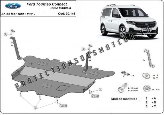 Cache sous moteur et de la boîte de vitesse Ford Tourneo Connect