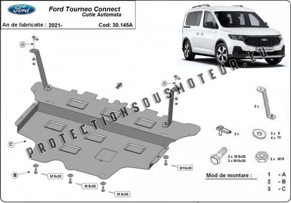 Cache sous moteur et de la boîte de vitesse Ford Tourneo Connect - Boîte de vitesse automatique