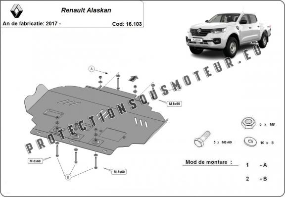 Cache Sous Moteur Renault Alaskan