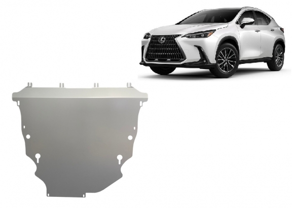 Cache sous moteur et de la boîte de vitesse Lexus NXAZ20 Aluminium