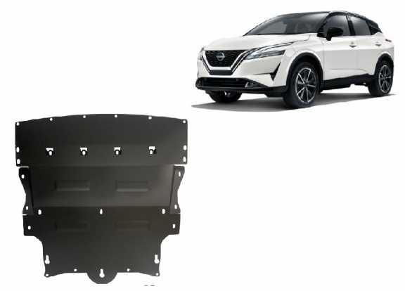 Cache sous moteur et de la boîte de vitesse Nissan Qashqai J12