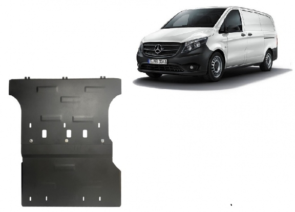 Cache sous moteur et de la boîte de vitesse Mercedes V-Class W447 2.2 D, 4x2 