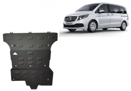 Cache de protection sous moteur et de la boîte de vitesse  Mercedes V-Class W447 2.2 D, 4x4