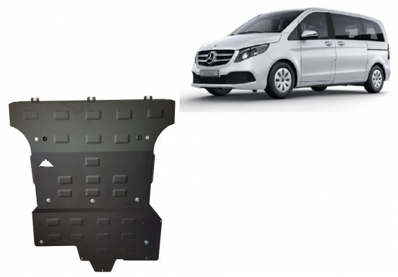 Cache de protection sous moteur et de la boîte de vitesse  Mercedes V-Class W447 2.2 D, 4x4