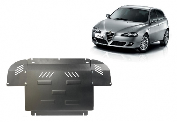 Cache sous moteur et de la boîte de vitesse Alfa Romeo 147