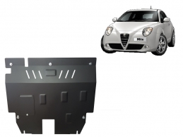Cache sous moteur et de la boîte de vitesse Alfa Romeo Mito