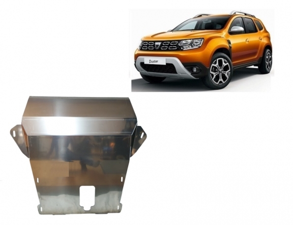 Cache sous moteur et de la boîte de vitesse en aluminium Dacia Duster