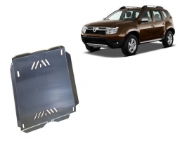 Cache de protection de réservoir Dacia Duster - Aluminium