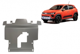 Cache sous moteur et de la boîte de vitesse Dacia Spring Aluminium