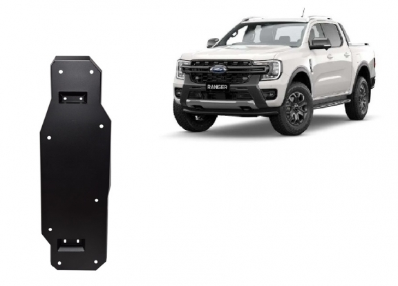 Cache de protection de réservoir Ford Ranger (MB3G9A147CF; 2643728)