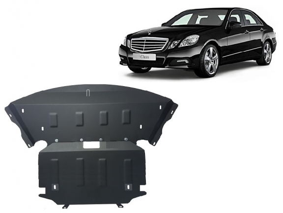 Cache sous moteur et de la radiateur Mercedes E-Classe W212 - 4x4