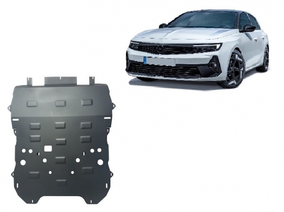 Cache sous moteur et de la boîte de vitesse Opel Astra L