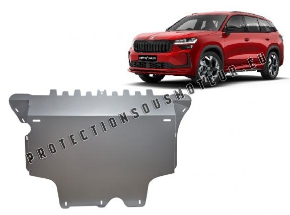 Cache sous moteur et de la boîte de vitesse en aluminium Skoda Kodiaq