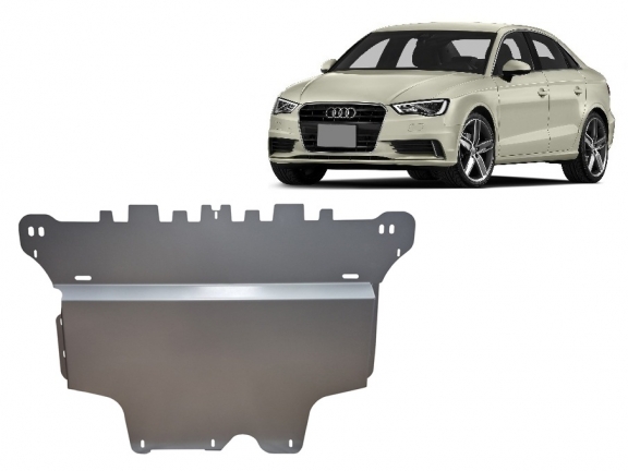 Cache sous moteur et de la boîte de vitesse en aluminium Audi A3