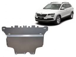 Cache sous moteur et de la boîte de vitesse en aluminium Skoda Karoq