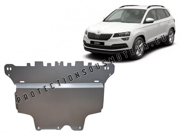 Cache sous moteur et de la boîte de vitesse en aluminium Skoda Karoq