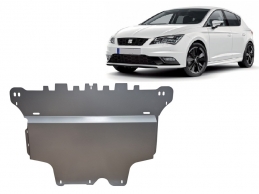 Cache sous moteur et de la boîte de vitesse en aluminium Seat Leon Mk3 5F