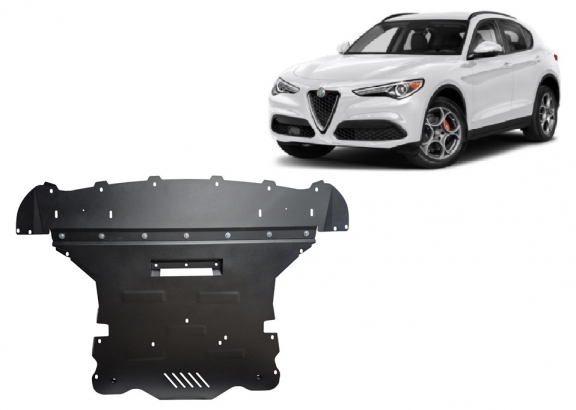 Cache sous moteur et de la boîte de vitesse Alfa Romeo Stelvio