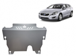 Cache sous moteur et de la boîte de vitesse en aluminium Volvo V60