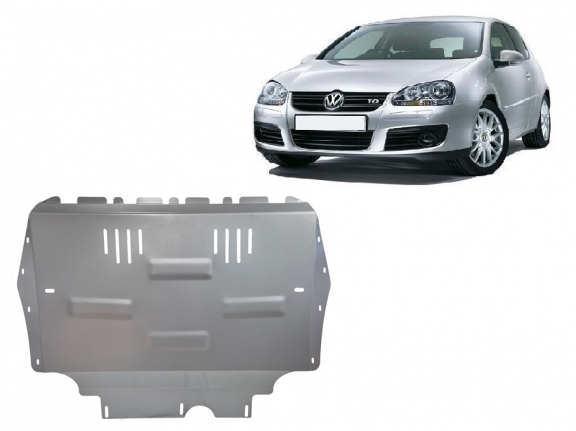 Cache sous moteur et de la boîte de vitesse en aluminium VW Golf Plus