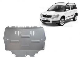 Cache sous moteur et de la boîte de vitesse en aluminium Skoda Yeti