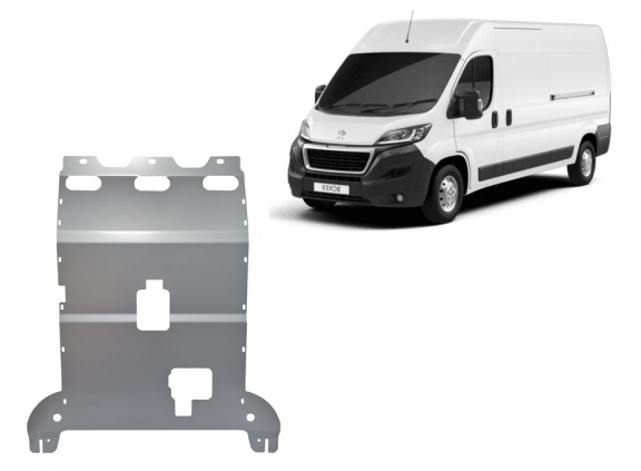 Cache sous moteur et de la boîte de vitesse en aluminium Peugeot Boxer