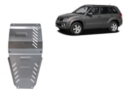 Cache de protection de la boîte de vitesse et de transfert en aluminium Suzuki Grand Vitara 2