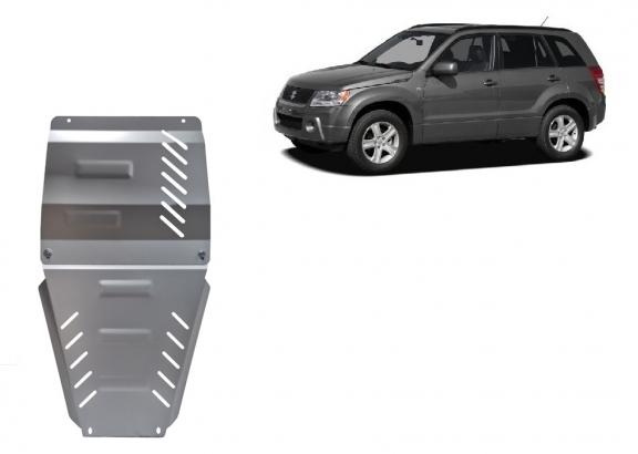 Cache de protection de la boîte de vitesse et de transfert en aluminium Suzuki Grand Vitara 2