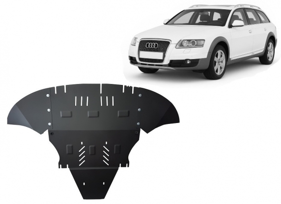 Cache sous moteur et de la boîte de vitesse Audi A6 Allroad 2 - avec latéraux