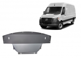 Cache sous moteur et de la boîte de vitesse en aluminium Mercedes Sprinter 907 4x4