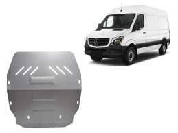 Cache sous moteur et de la boîte de vitesse en aluminium Mercedes Sprinter