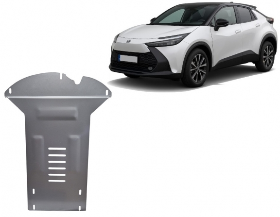 Protection convertisseur catalytique/cat lock  en aluminium Toyota C-HR