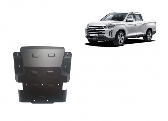 Cache sous moteur et de la radiateur Ssangyong Musso Grand