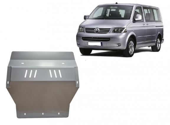 Cache sous moteur et de la boîte de vitesse Volkswagen Transporter T5 Caravelle - Aluminium