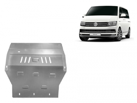 Cache sous moteur et de la boîte de vitesse Volkswagen Transporter T6 Caravelle - Aluminium