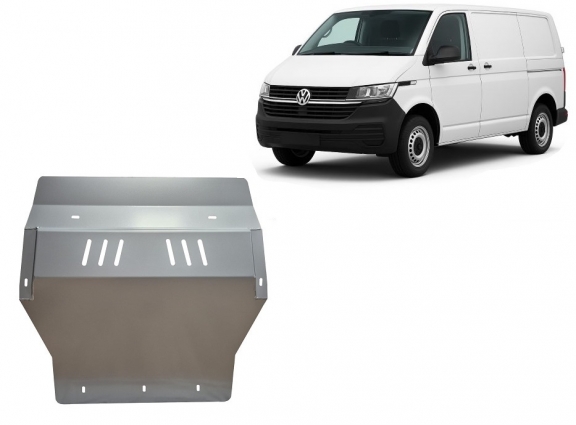 Acier galvanisé cache sous moteur et de la boîte de vitesse Volkswagen Transporter T6.1