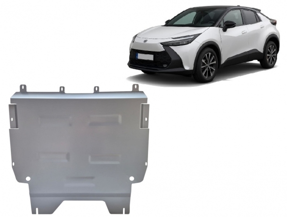 Cache sous moteur et de la boîte de vitesse Toyota C-HRAluminium