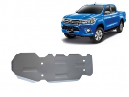 Cache de protection de réservoir Toyota Hilux Revo- Aluminium