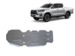 Cache de protection de réservoir Toyota Hilux Invincible- Aluminium