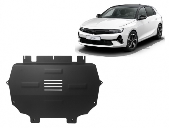 Cache sous moteur et de la boîte de vitesse Opel Astra L