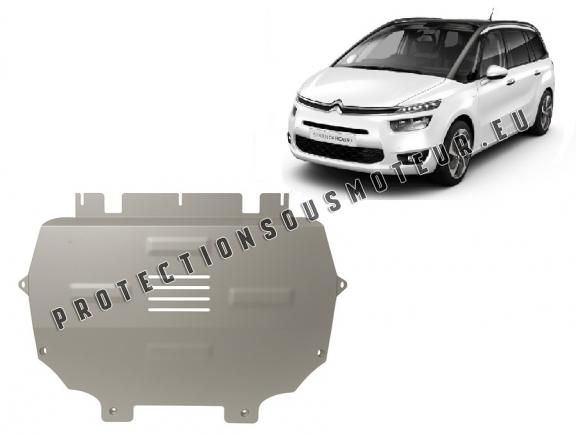 Cache sous moteur et de la boîte de vitesse Citroen Grand C4 Picasso Aluminium