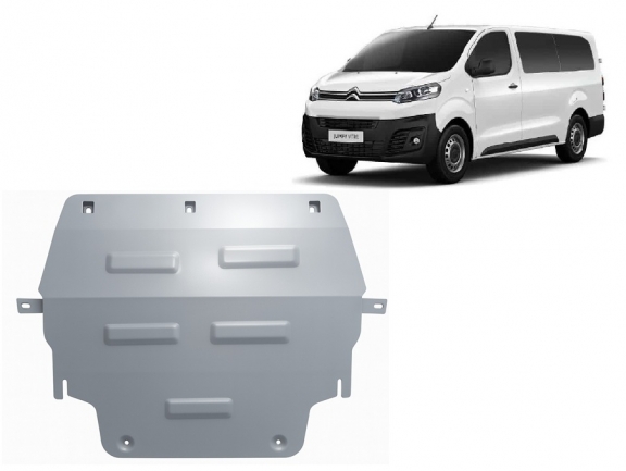 Cache sous moteur et de la boîte de vitesse Citroen Jumpy Aluminium