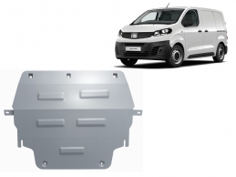 Cache sous moteur et de la boîte de vitesse Fiat Scudo Aluminium
